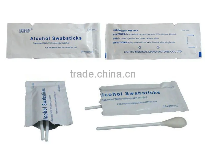 Alcohol cleansing swabstick