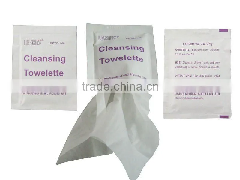 Alcohol cleansing wipe L 18