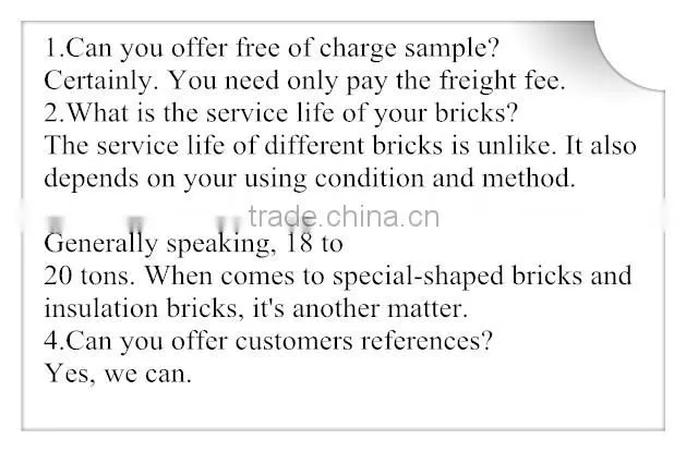 High Alumina Corundum Refractory Brick
