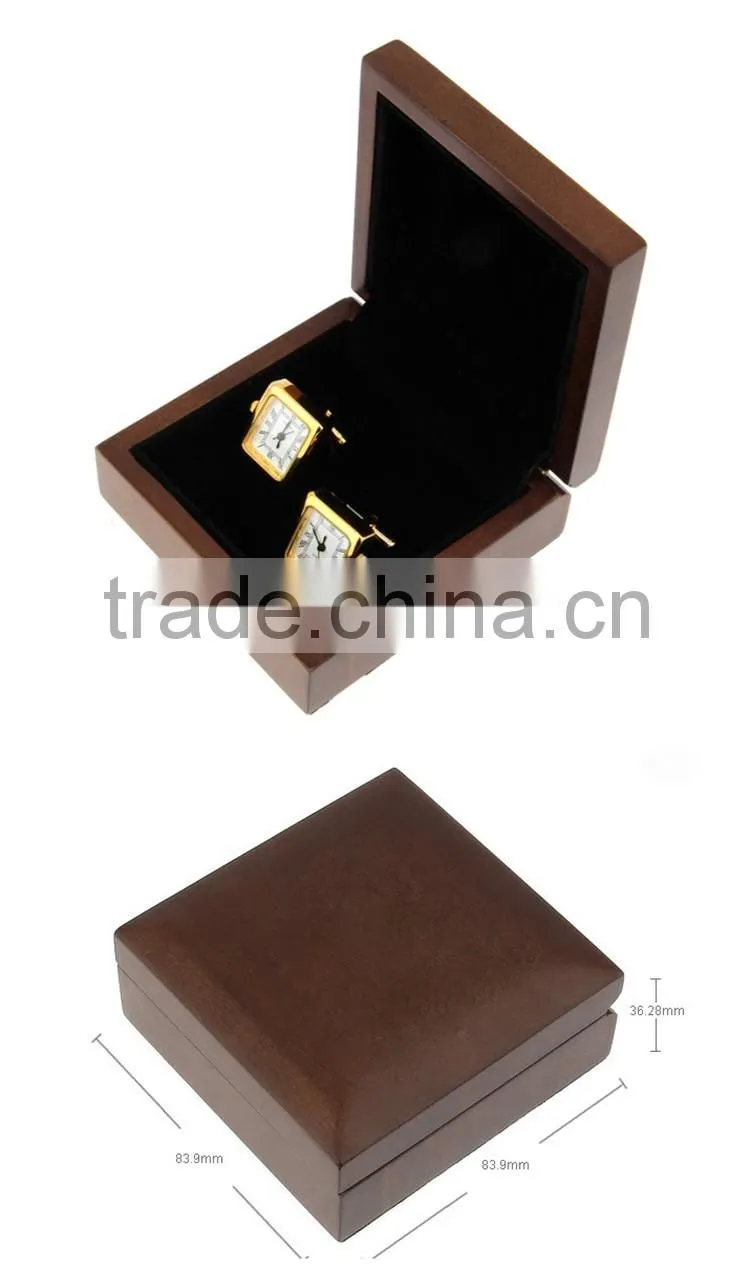 high quality wooden cufflink box