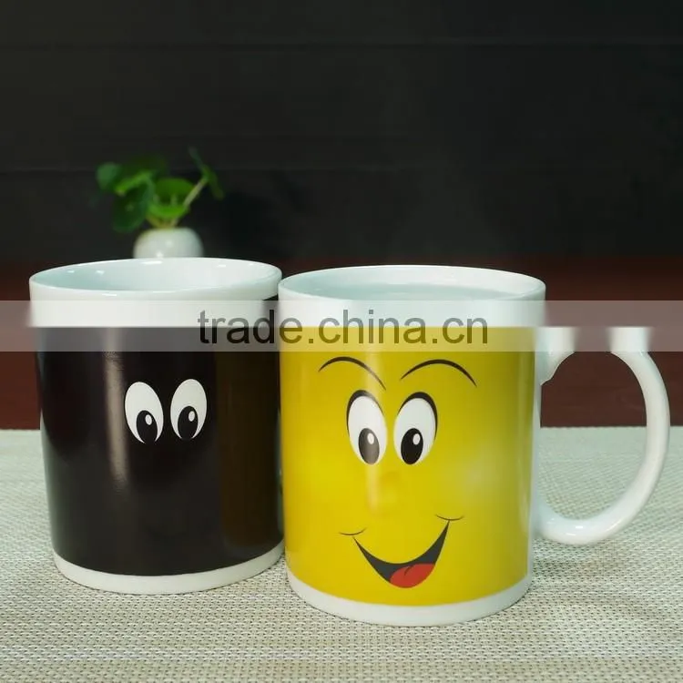 Best selling gift items change color mug OEM accepted