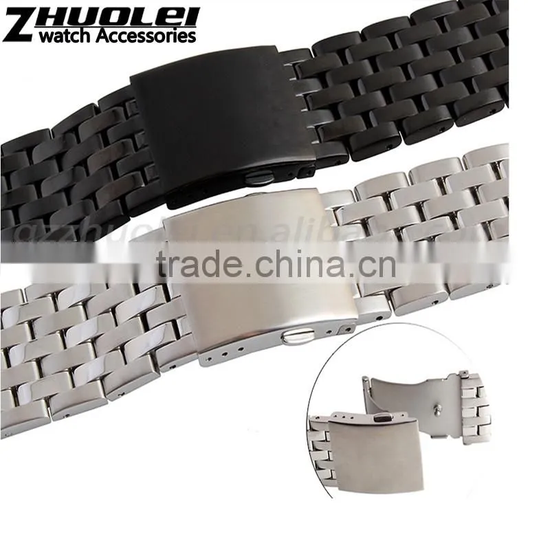 24|26|28|30mm Stainless steel bracelet wristbands waych band
