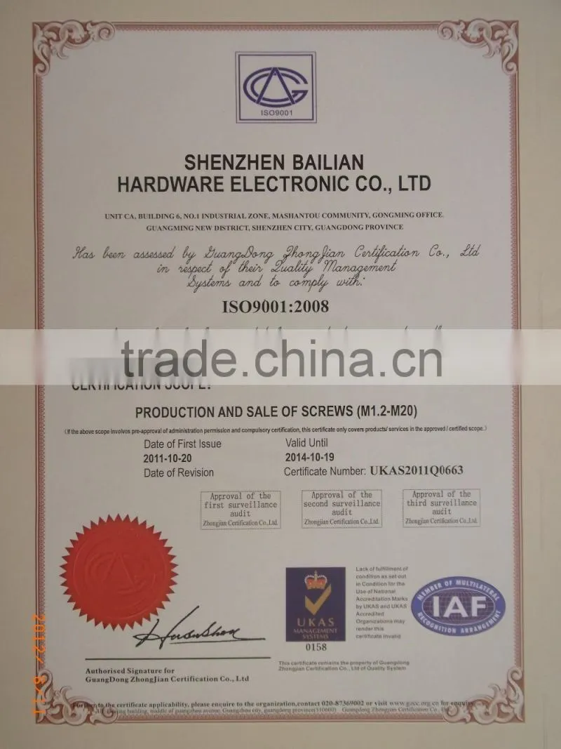 Bailian Surprise Price Carbon Steel Hex Slotted Castle Nut