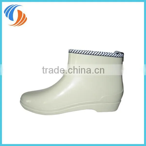 New Women Plain PVC Ankle Wellies