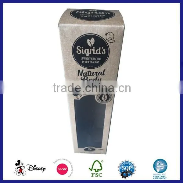 baby 100% nature skin care lotion packaging box