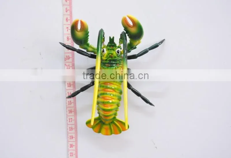 5 inch Plastic Lobster Animal Refrigerator Magnet, Magnetic Sticker