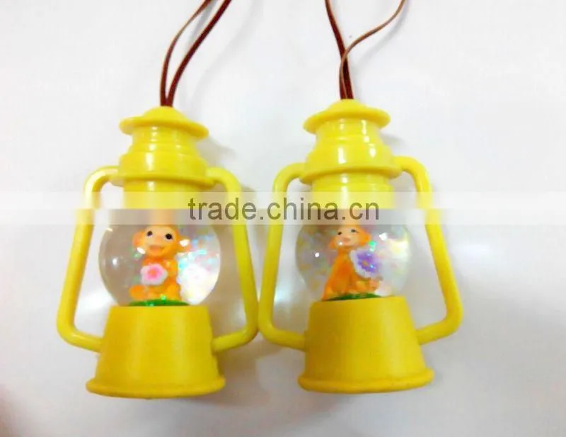 Globe Diameter 45mm Cartoon Monkey Led Light Water Globe Polyresin Cheap Decorative Hanging Lanterns