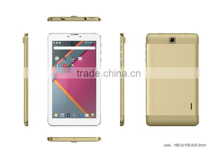 7 Inch Quad Core Android 5.1 Tablet computer IPS 1280*800 screen with wifi and Bluetooth 3G calling