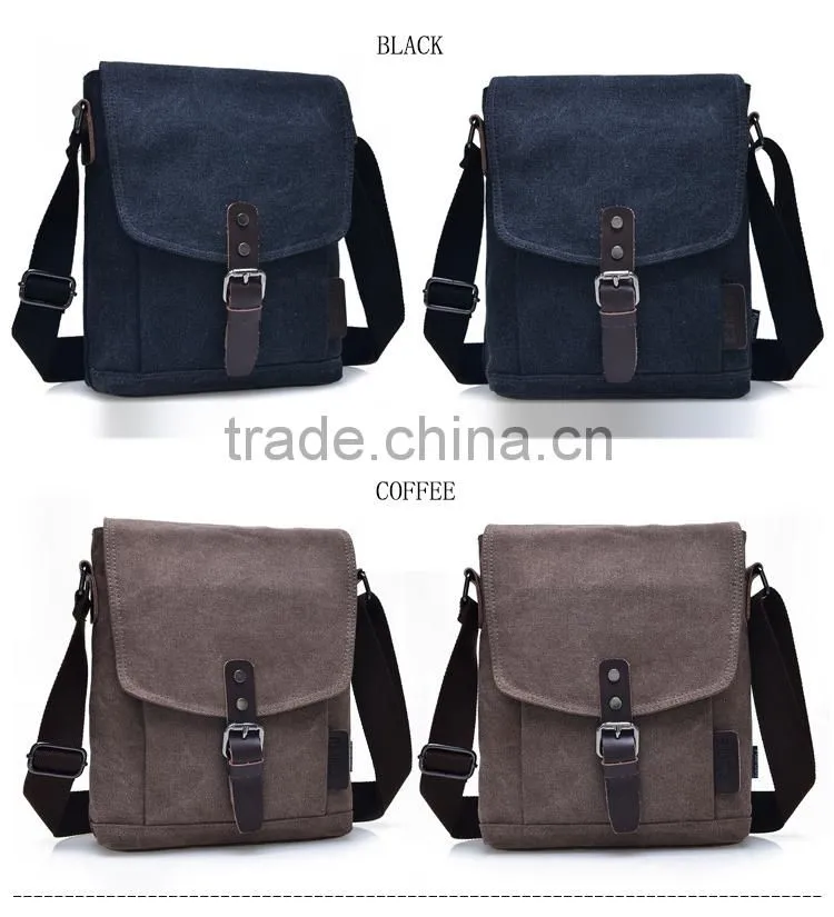 wholesale Fashion canvas Messenger Bag shoulder bags men outdoor bag