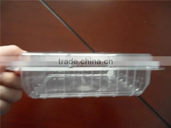 PET / PVC Fruit package with lid