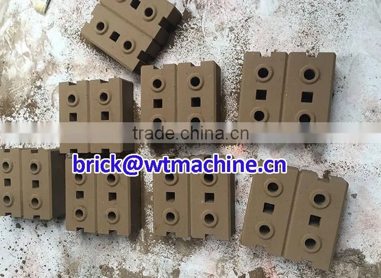 Hot sale WT2-10 soil clay interlocking brick block making machine in Pakistan