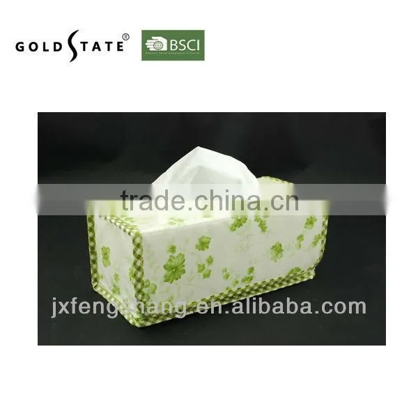foldable countryside style waterproof napkin storage/sorting box