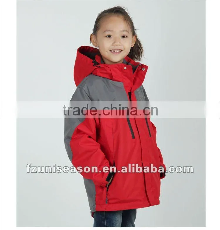 2013 Hooded Kids Ski Jackets