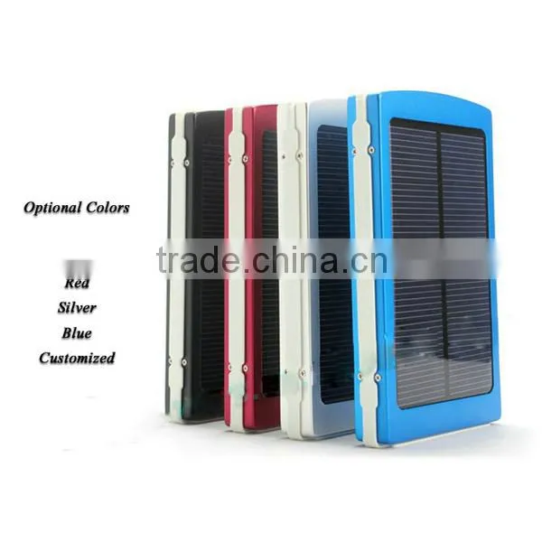 2015 Factory Price High Quality New Solar Power Bank Charger Station 10000mah For All Digital Devices