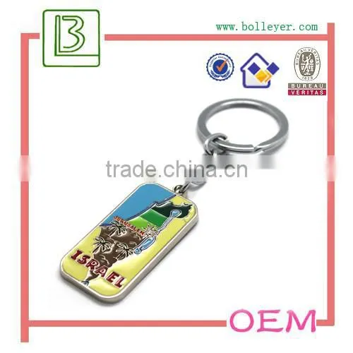 custom enamel Lovely metal snail shape keychain gift