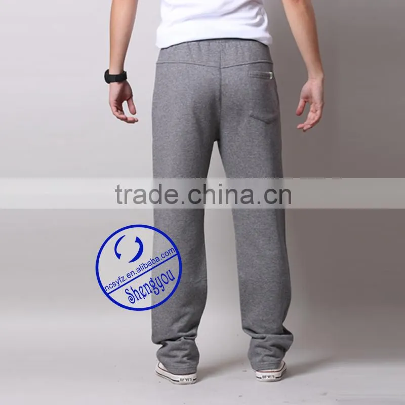 fashion design high quality men's grey jogger pants manufactures in china