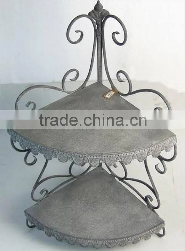 Vintage folding indoor flower corner stand