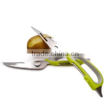 Alibaba express colorful stainless steel herb kitchen wholesale shears scissors