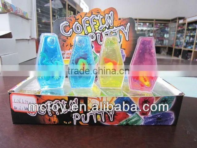Factory supplier wholesale Crystal Coffin putty crystal gift crystal toy crystal ball crystal ball toy putty slime