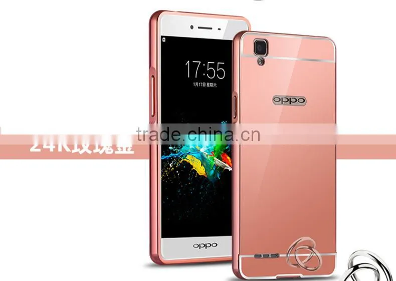 High Quality Aluminum Bumper Mirror Phone Case Cover For OPPO A53