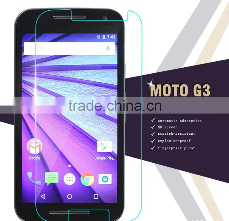 Wholesale Price Tempered Glass Flim Premium Glass Screen Protector For Moto G3
