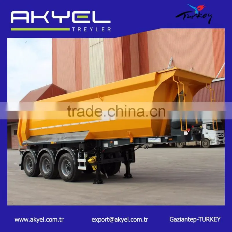 3 axle 40-50 Ton Hardox Tipper Semi Trailer