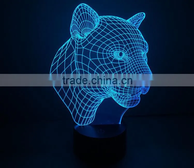 Color Change 3D Leopard LED Light