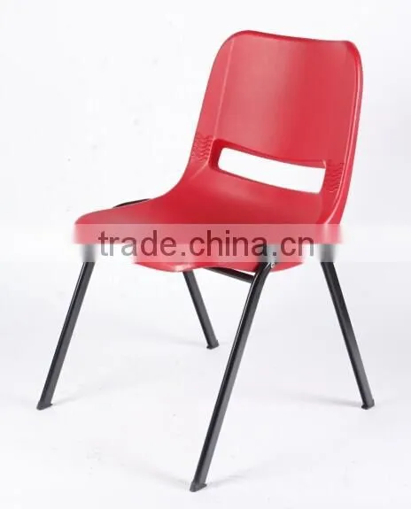 pp seat metal leg Stackable chair /school chair (1022A)