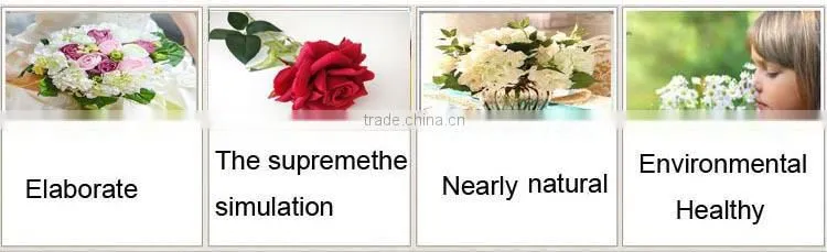 decorative artificial flower artificial big rose flower for sale