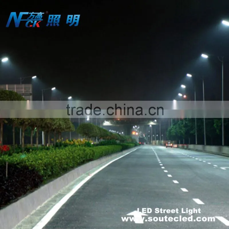 High performance IP65 outdoor classical led street light 168w high lumen aluminum street led light fixture