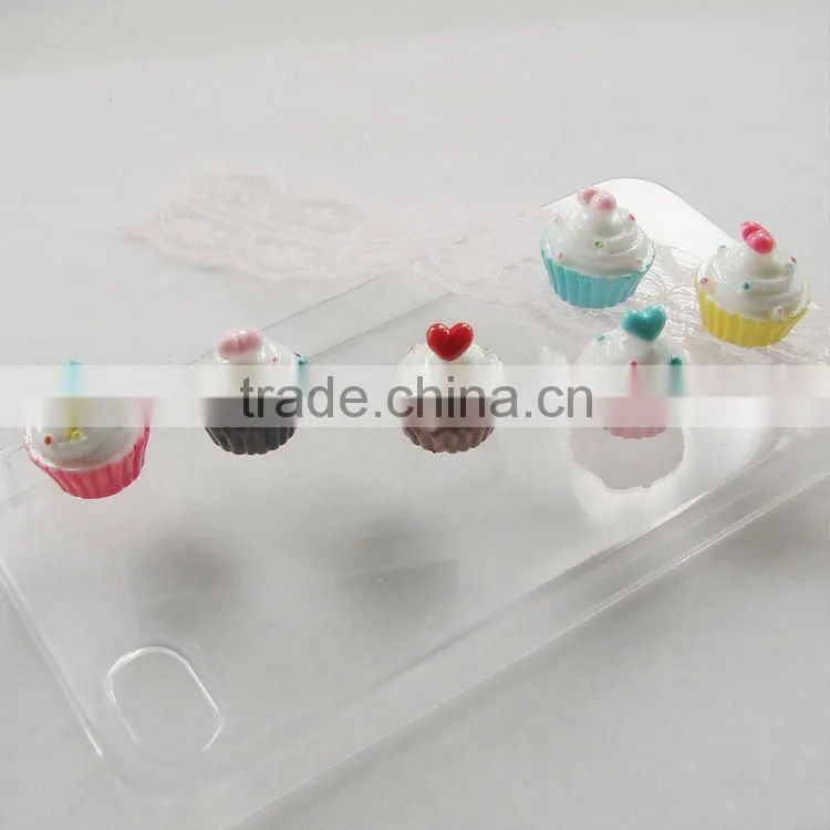 wholesale Kawaii flat back resin ice cream cabochon