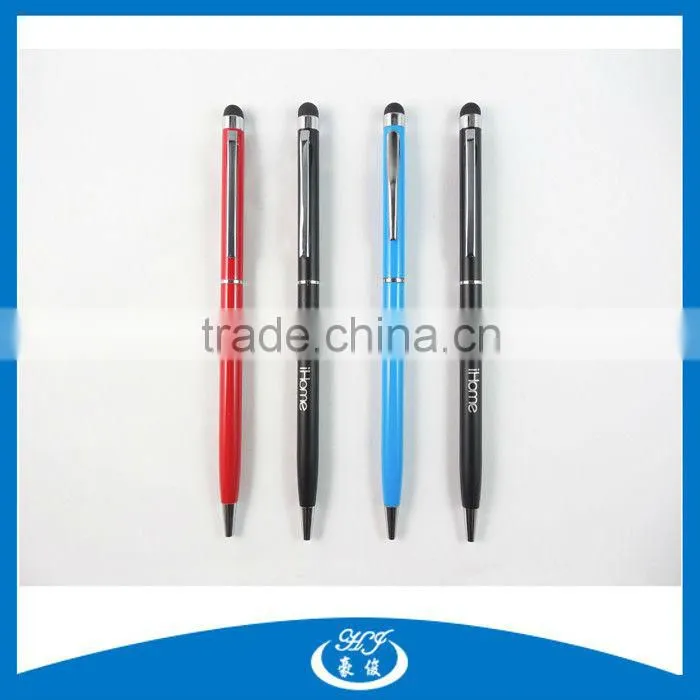 2013 Twist Stylus Touch Screen Multifunctional Metal Ball Pen with Stylus