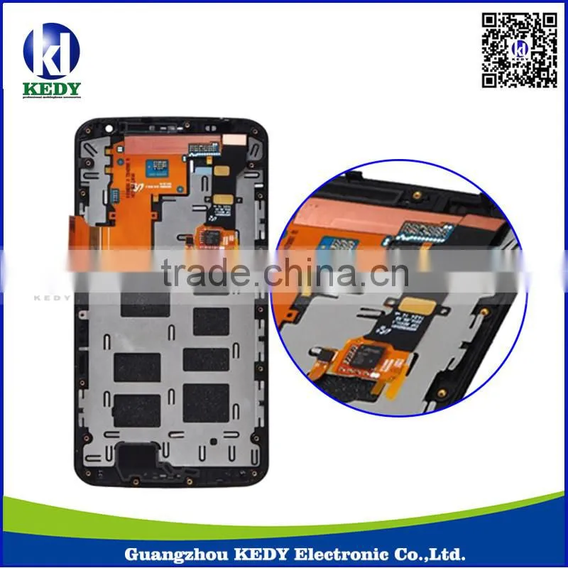 Original LCD Repair Parts for motorola Google Nexus 6 XT1100 LCD Screen Touch Digitizer with Frame