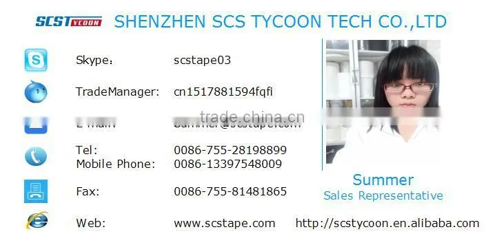 Clear or Transparent double sided PE Foam Tape