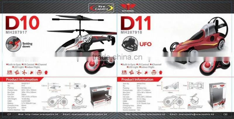 Best quality 2.4G rc quadcopter intruder ufo with camera and flashing light