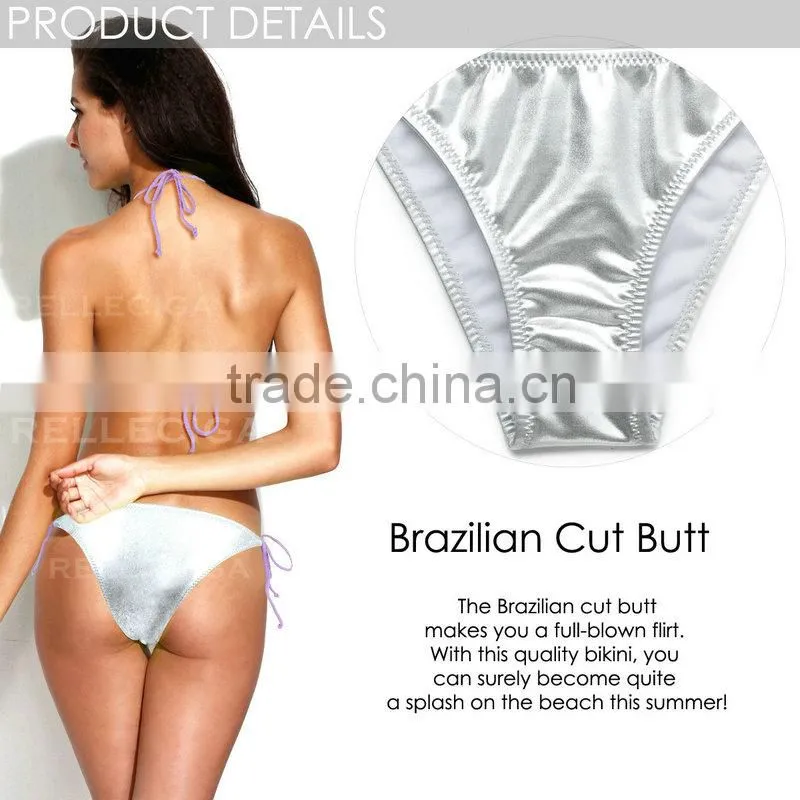 RELLECIGA 2014 Cherry Collection - Triangle Top & Sexy Brazilian Cut Butt Tied Swimsuit Skimpy Bikini