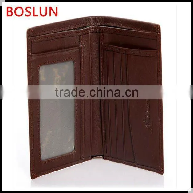 Fashionable top brad leather women leather wallet