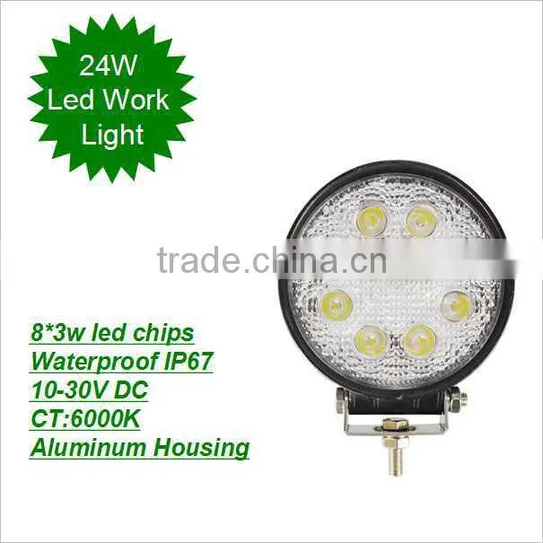 Led high power 15w, 18w, 24w, 27w, 48w automotive led work light