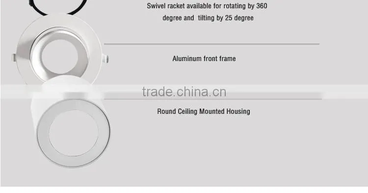 Surface mounted led ceiling light 9watt replaced light source