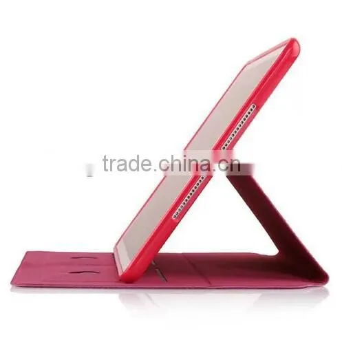 chinese wholesaler pu leather case for ipad air 2 16gb, tpu leather case for ipad 6