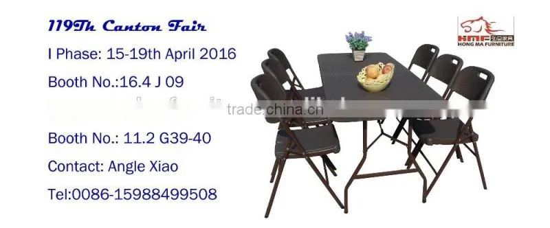 180X74cm Plastic folding table