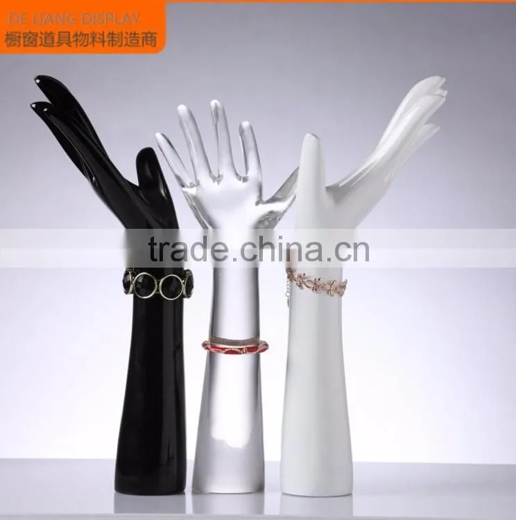 High Glossy Fiberglass Male Mannequin Hand For Glove