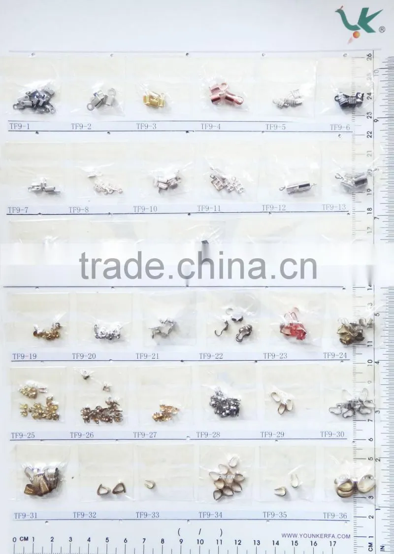 Jewelry Making Golden Colour Brass Cord End