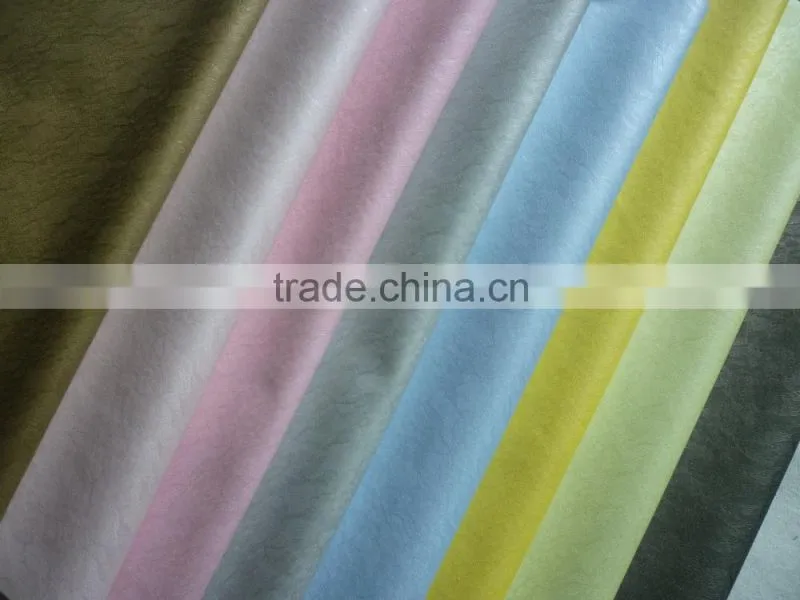 Lace Microfiber leather for garment