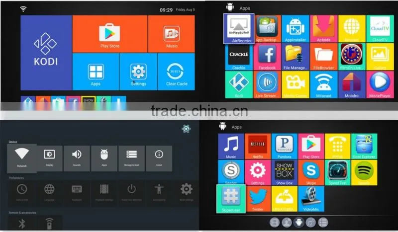 2016 New Product Amlogic S912 4K Octa Core android tv 2gb 16gb WIFI KODI Fully Loaded OEM S912 TV Box Q9S