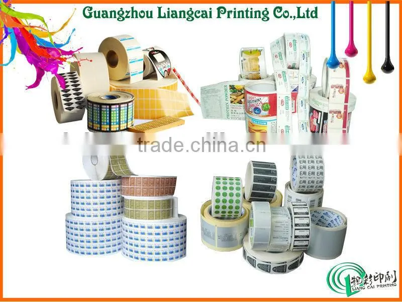 Colorful PVC stickers die cut stickers vinyl sticker in roll