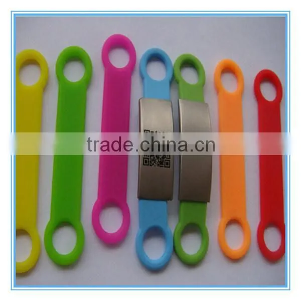 small pet item silicone qr code pet tag