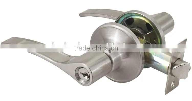 hot sales keyed entry tubular straight door lock leverset/privacy door leverset/passage door leverset