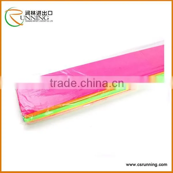 Hot sale Colorfast&Flameproof Crepe Paper in Sheet/Roll