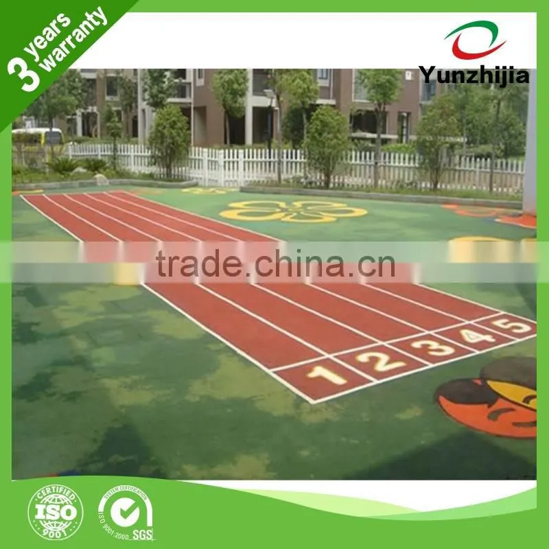 Factory direct sale rubber running track flooring with great price